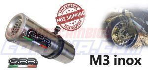 Escape GPR Exhaust System   Ducati Monster 821 2015/16 Escape homologado y tubo de conexión M3 Inox