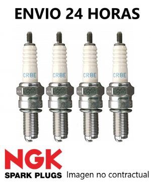 KIT 4 BUJIAS NGK CR8EK