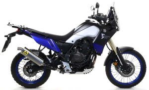 ESCAPE ARROW HOMOLOGADO INDY RACE ALUMINIO TUBO DE CONEXION ARROW SOLDADO YAMAHA TENERE 700 '19/20 RIC.ORIGINALE