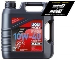 Aceite moto Liqui Moly 10w40 race 4 litros