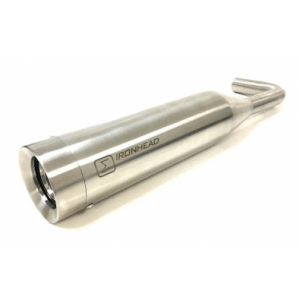 Escape Ixil  IMPERIALE 400  NO homologado SLIP ON - IRONHEAD ROUND MATT INOX HC1-3S