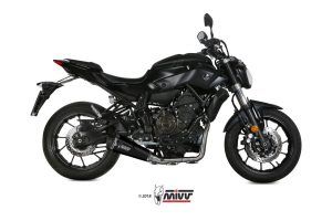 ESCAPE MIVV HOMOLOGADO POSICION BAJA (Euro3/Euro4/Euro5) DELTA RACE BLACK YAMAHA MT-07 / FZ-07 2014 >2020
