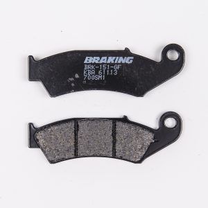 Braking Juego de Pastillas de Freno Semimetálicas SM1 para HONDA