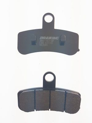 Braking Juego de Pastillas de Freno Semimetálicas SM1 para HARLEY
