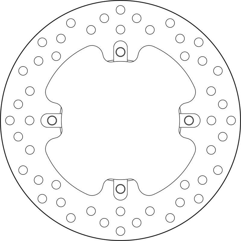 Disco de freno BREMBO Serie Oro redondo fijo