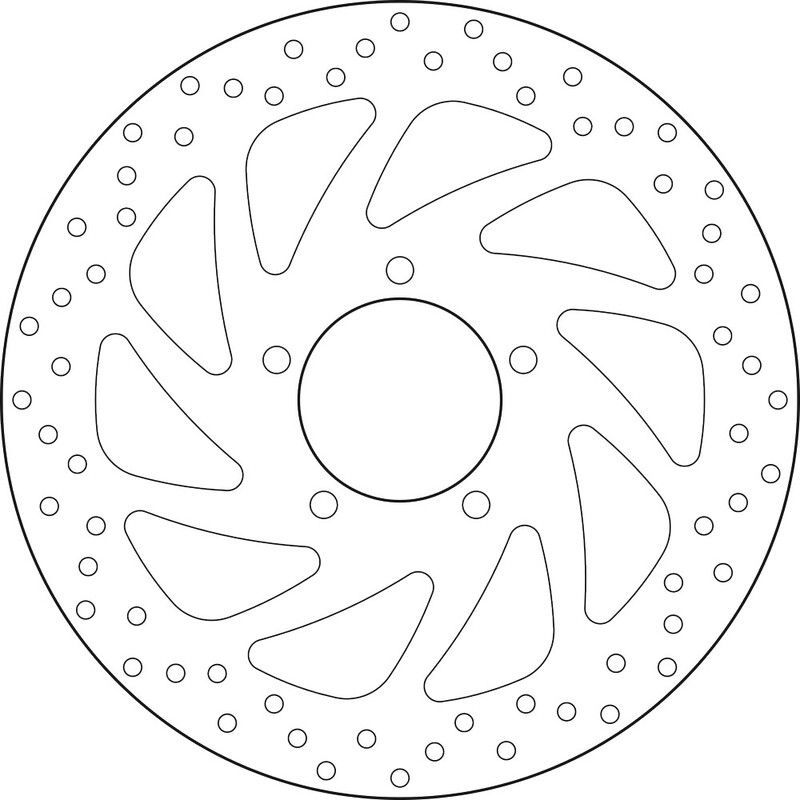 Disco de freno BREMBO Serie Oro redondo fijo