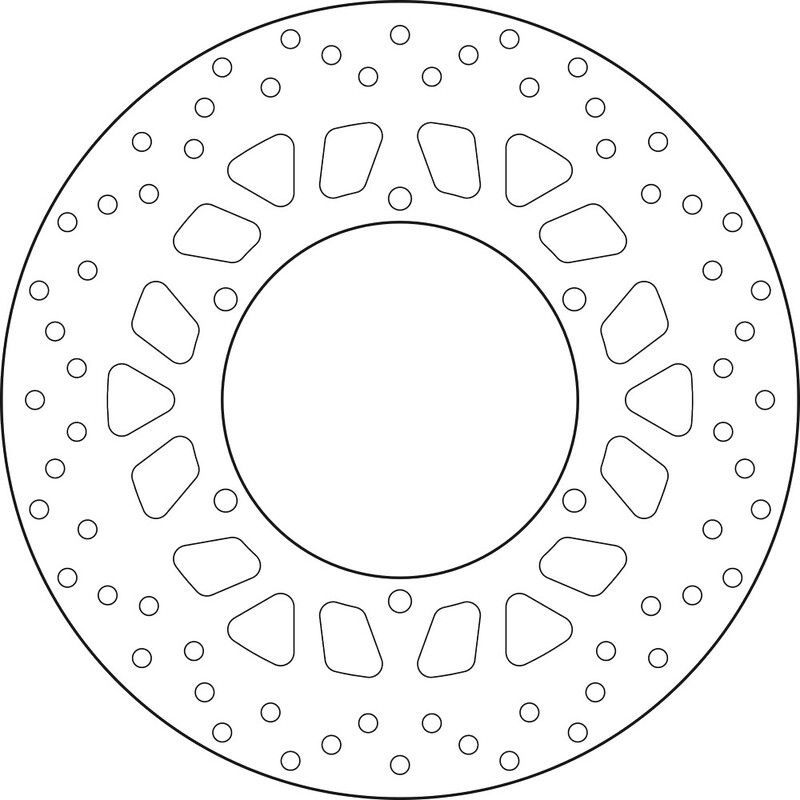 Disco de freno BREMBO Serie Oro redondo fijo