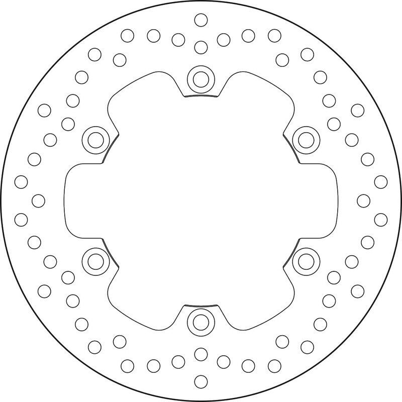 Disco de freno BREMBO Serie Oro redondo fijo