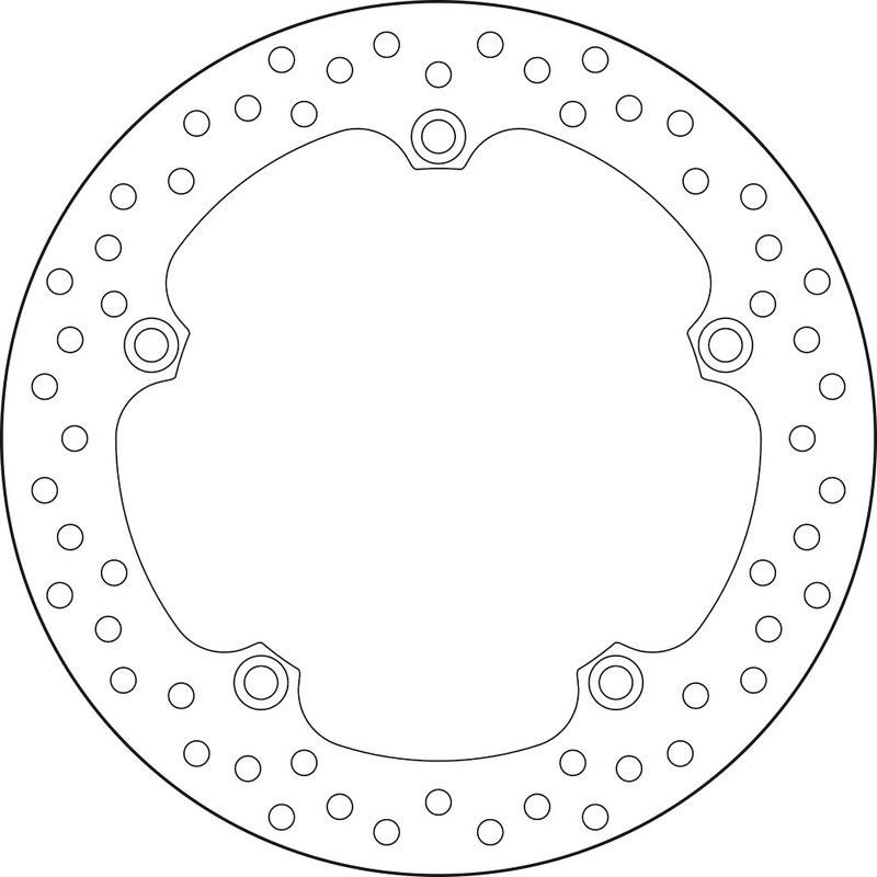 Disco de freno BREMBO Serie Oro redondo fijo