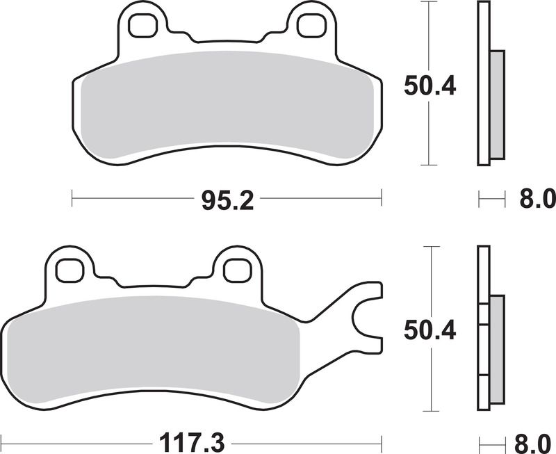 Pastillas de freno sinterizadas Brembo 07GR91SX