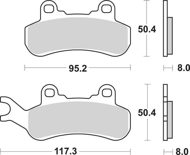 Pastillas de freno sinterizadas Brembo 07GR92SX