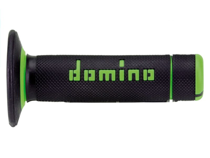 Puños off road DOMINO cross negro/verde A02041C4440