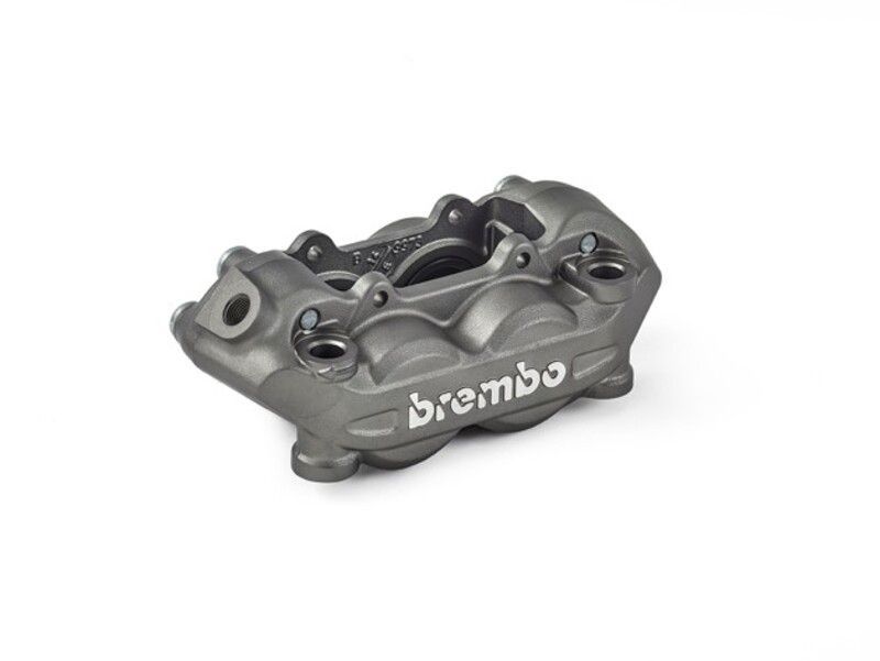 Pinza de freno BREMBO P4 delantero izquierdo titanio Ø32mm