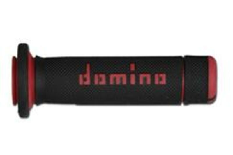 Puños para ATV/Quad DOMINO 118mm negro/rojo A18041C4240