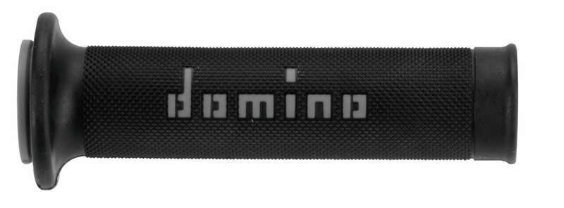 Puños racing DOMINO 126mm negro/gris A01041C5240
