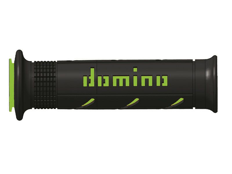 Puños racing DOMINO super soft 126mm negro/verde A25041C4440