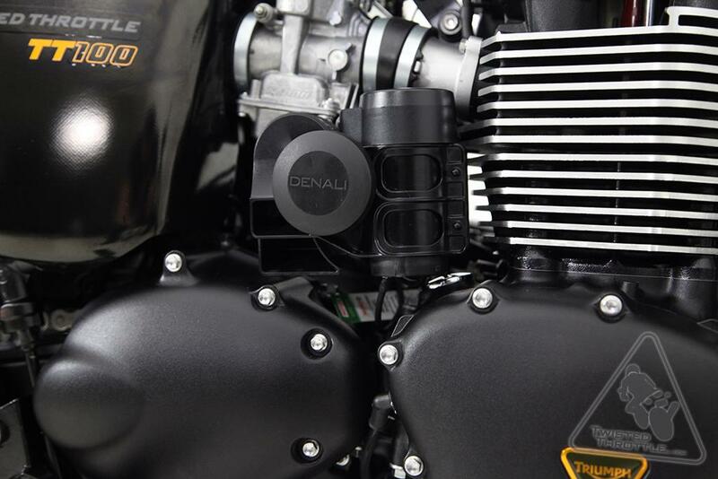 Soporte para claxon Soundbomb Denali Triumph Bonneville/Thruxton