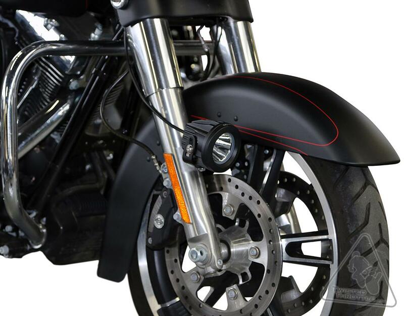 Soporte de luces Denali para guardabarros Harley Davidson