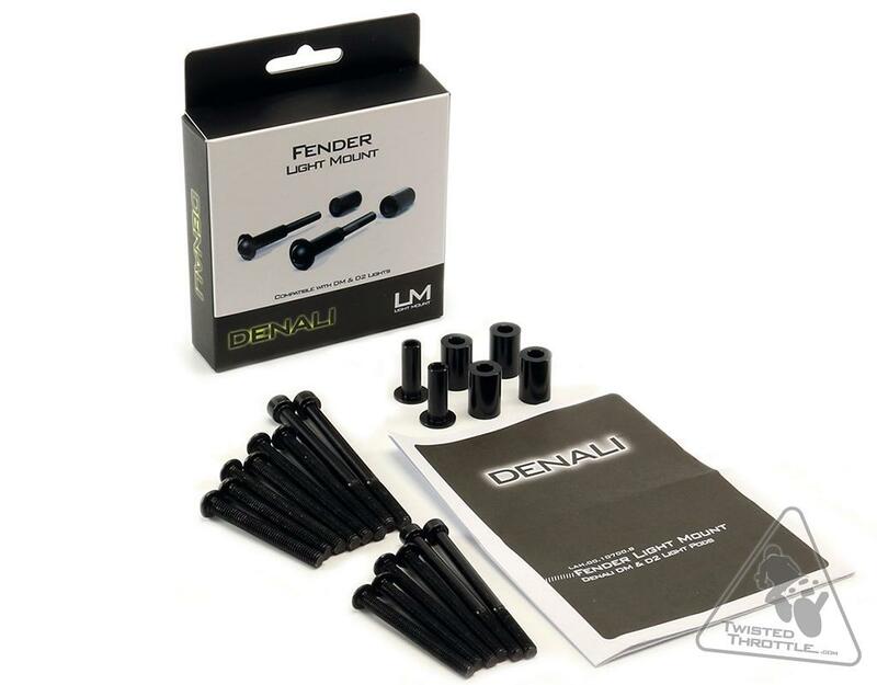Soporte de luces Denali DM/D2 al guardabarros M5/M6