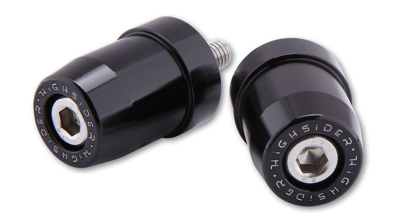 Contrapesos de manillar HIGHSIDER M8 para manillares OEM Kawasaki
