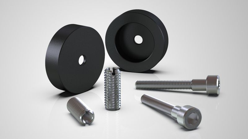 Kit de montaje para contrapesos de manillar HIGHSIDER M8 - Kawasaki
