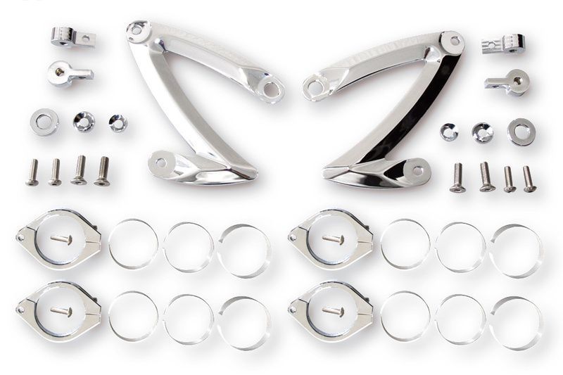 Soporte de faro para horquilla HIGHSIDER Z-Style aluminio CNC - 38-41 mm