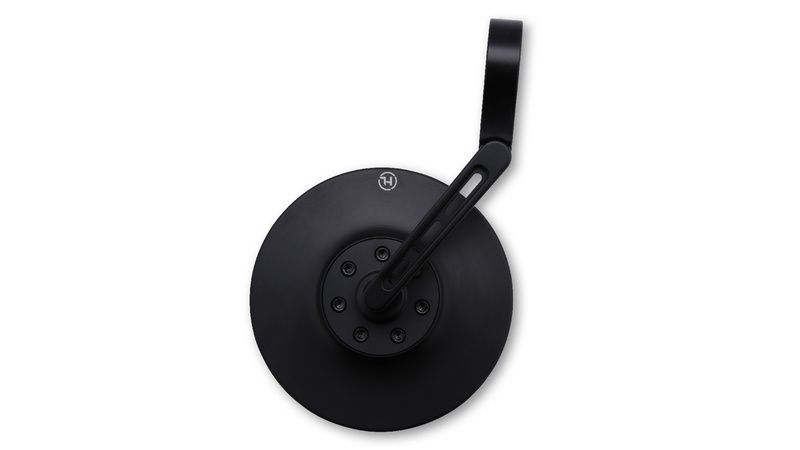 Retrovisor de manillar HIGHSIDER Conero 2 Black Edition (corto)