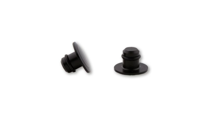 Tapones para rosca retrovisor HIGHSIDER aluminio CNC M10 - Negro brillo