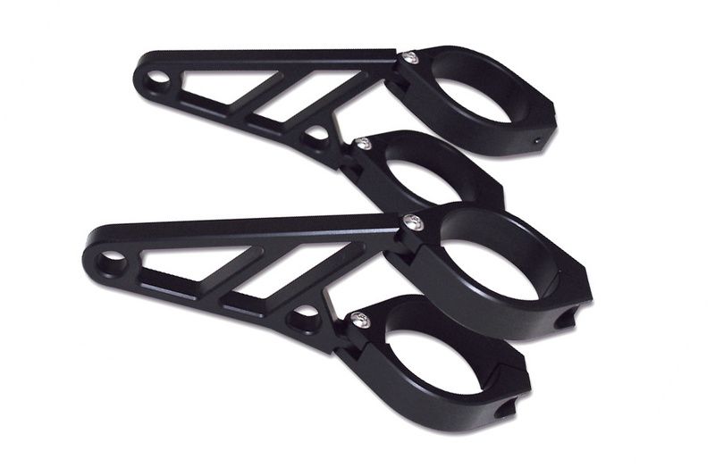 Soporte de faro para horquilla HIGHSIDER (corto) aluminio CNC - Ø 42-43 mm