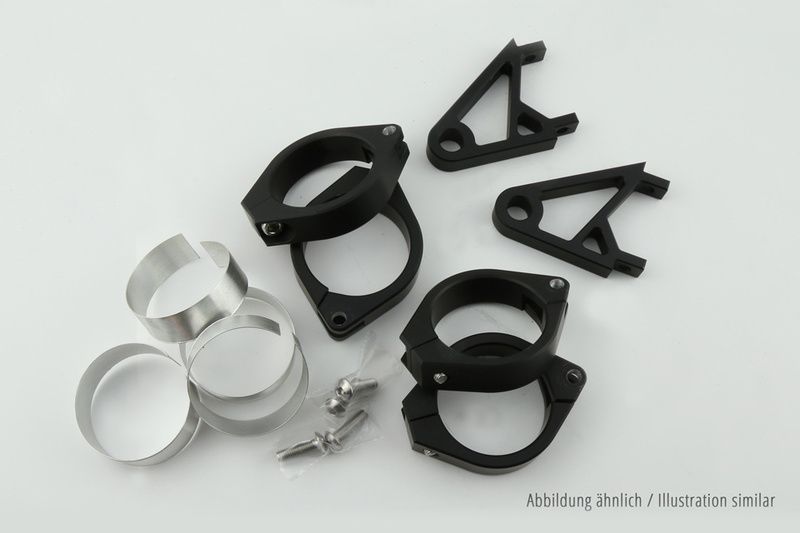 Soporte de faro para horquilla HIGHSIDER (extra corto) aluminio CNC - Ø 38-41 mm