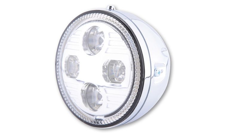 Faro delantero LED HIGHSIDER Atlanta (montaje lateral)