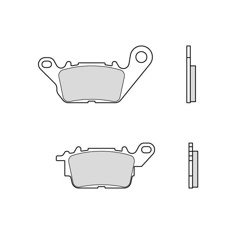 Pastillas de freno scooter carbono BREMBO - 07113CC