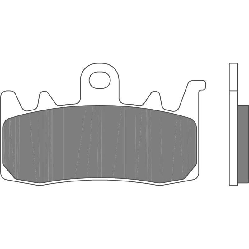 Pastillas de freno sinterizadas de competición Brembo 07BB38RC