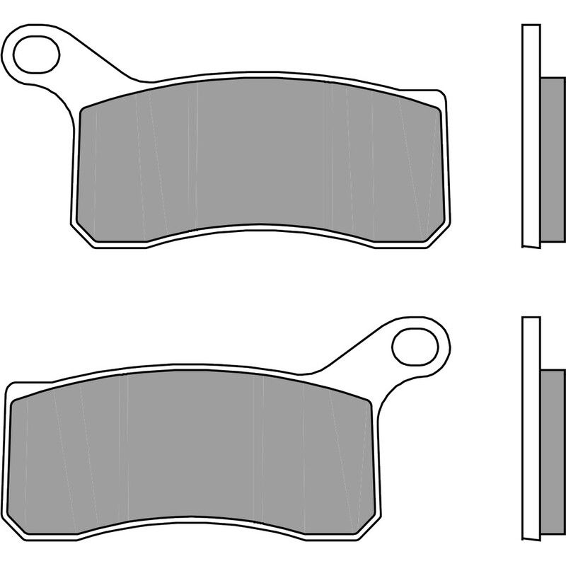 Pastillas de freno sinterizadas de competición Brembo 07GR07SX