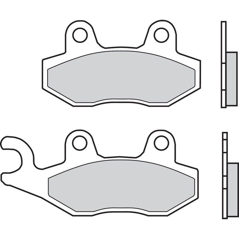 Pastillas de freno orgánicas Brembo 07SU1215