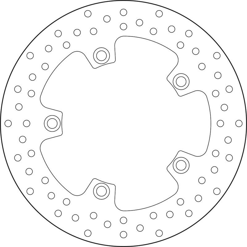 Disco de freno BREMBO Serie Oro redondo fijo