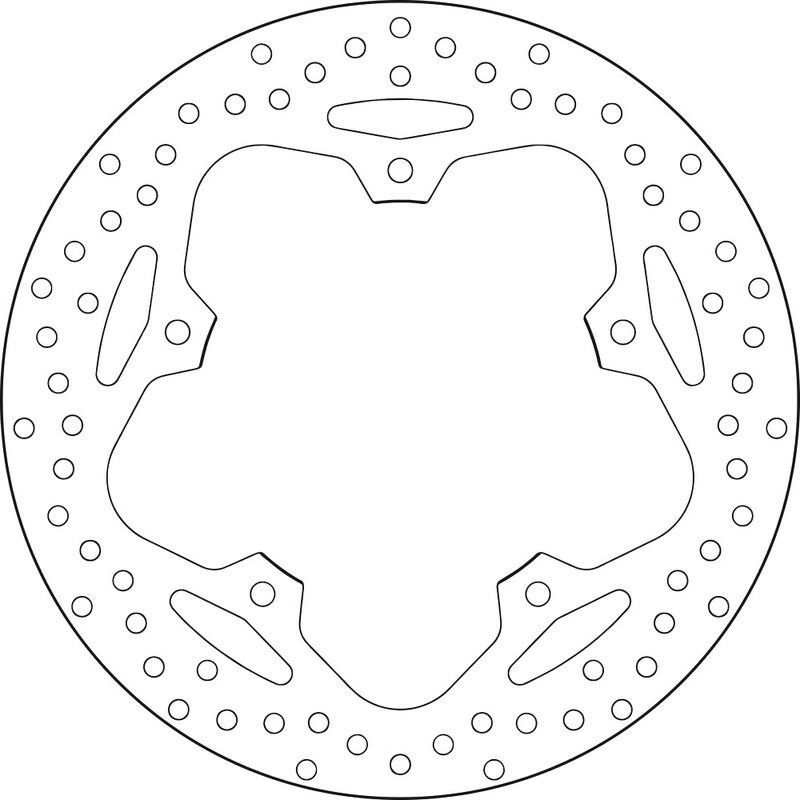 Disco de freno BREMBO Serie Oro redondo fijo