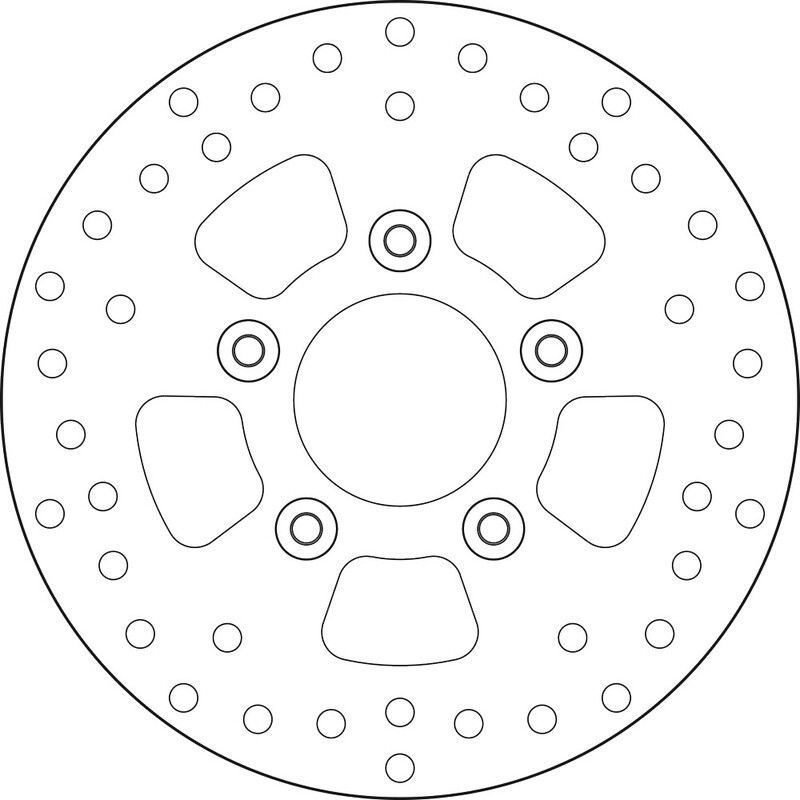 Disco de freno BREMBO Serie Oro redondo fijo
