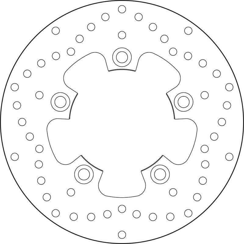Disco de freno BREMBO Serie Oro redondo fijo