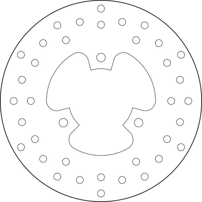 Disco de freno BREMBO Serie Oro redondo fijo