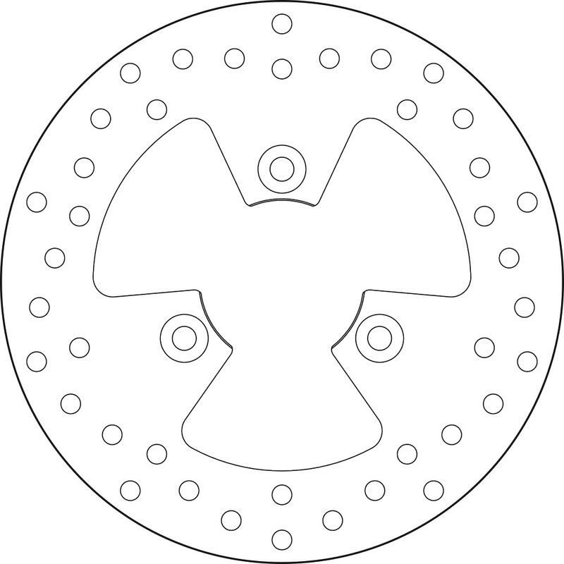 Disco de freno BREMBO Serie Oro redondo fijo