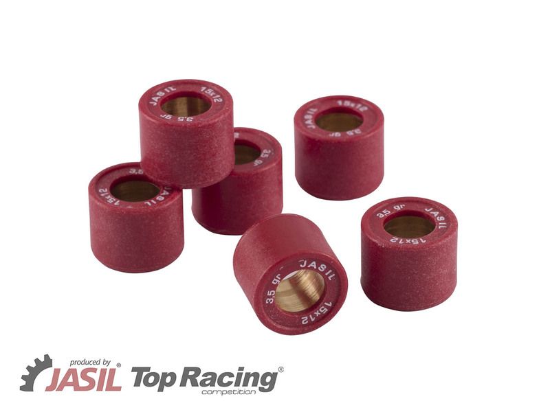 Rodillos de variador JASIL 15x12mm 3,5gr - 6 piezas