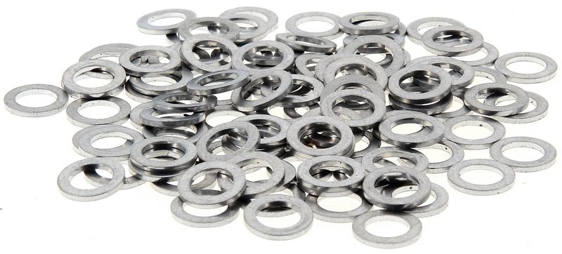 Arandela Aluminio 6X10X1,0 Bolsa de 100 piezas R060100BA/100