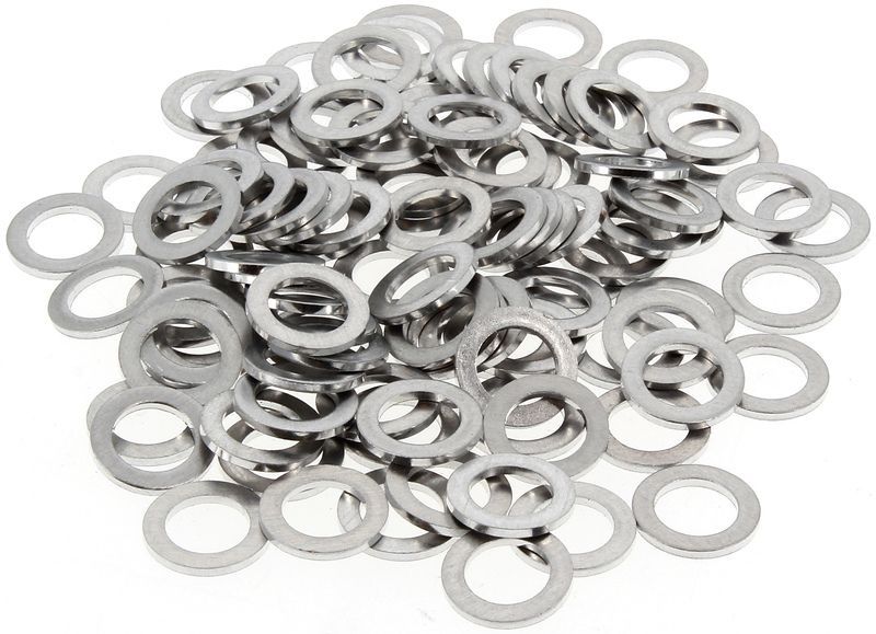 Arandela Aluminio 10X16X1,5 Bolsa de 100 piezas R100160GA/100