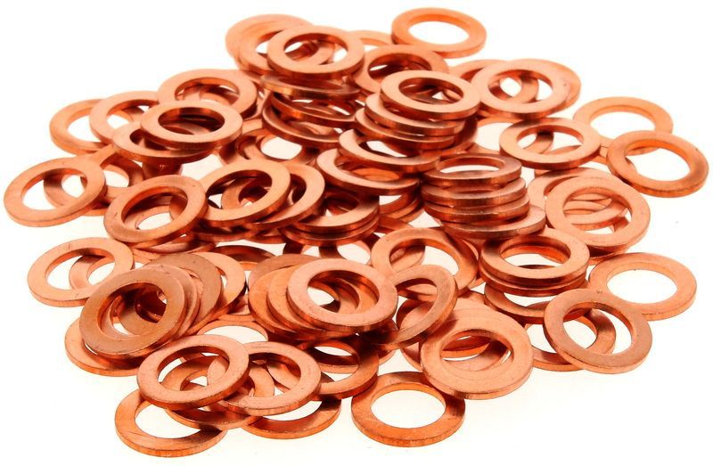 Arandela cobre 10X16X1,5 Bolsa de 100 piezas R100160GC/100