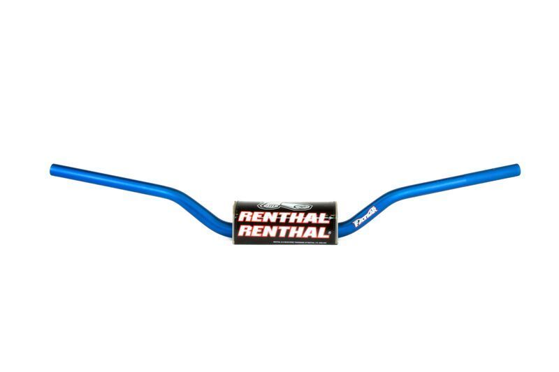 Manillar Renthal Fatbar Husqvarna azul con protector negro 827-01-BU