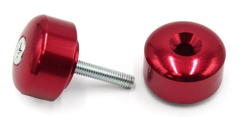 Juego contrapesos V PARTS aluminio - Rojo