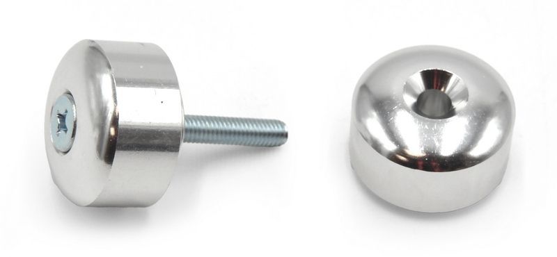 Juego contrapesos V PARTS aluminio - Plata