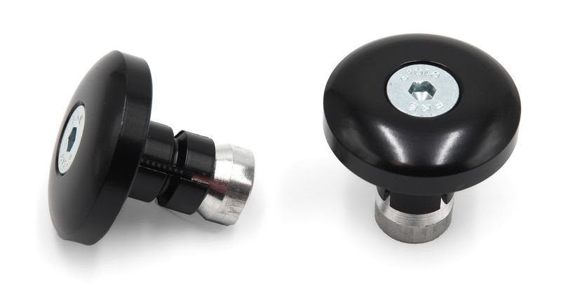 Contrapesos de manillar ALU 13,5mm - negro