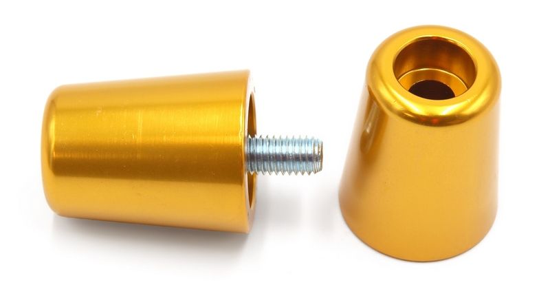 Contrapesos de manillar V PARTS Aluminio Oro
